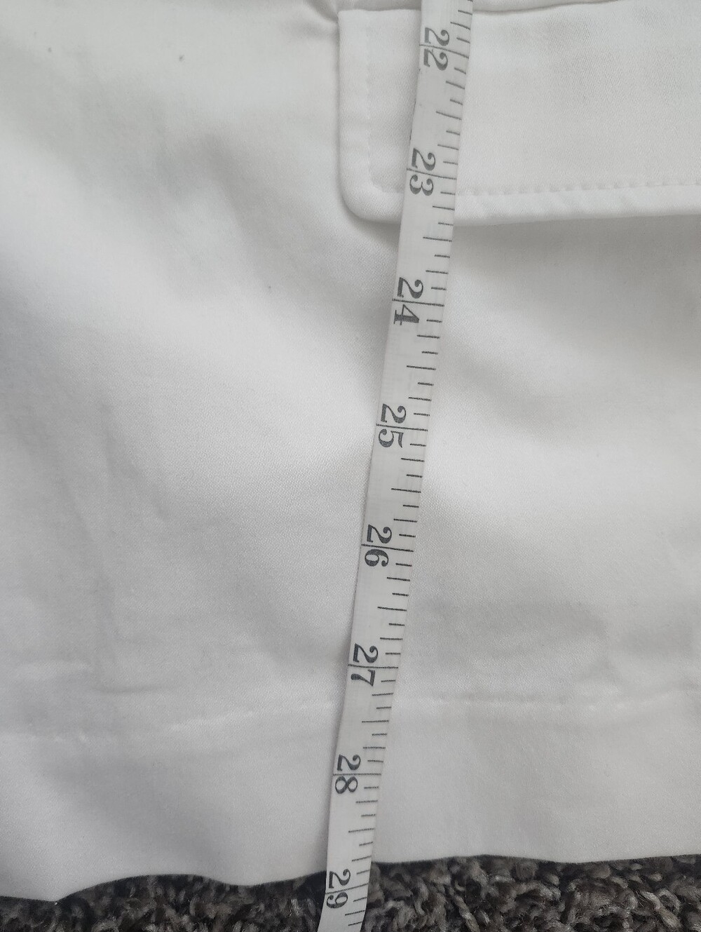 Avenue Size 26 White 3/4 Sleeve 2-button Blazer - Picture 6 of 6